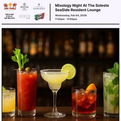 Event flyer at the venue